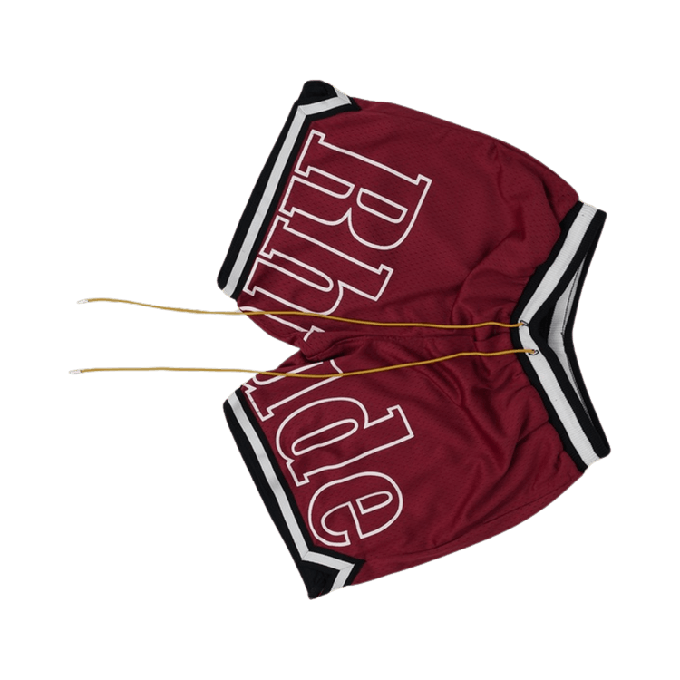 Rhude Logo Track Shorts "Red"