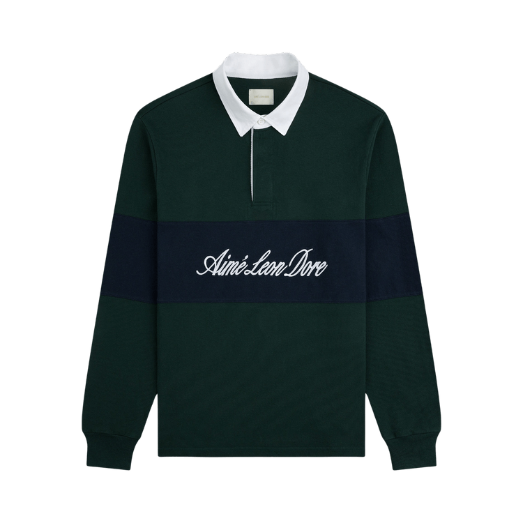 Aimé Leon Dore Script Paneled Rugby "Pine Grove"