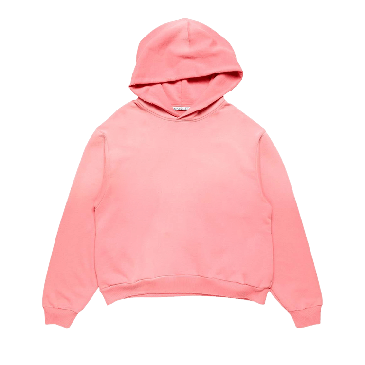 Acne Studios Fleece Logo Hoodie "Tango Pink"