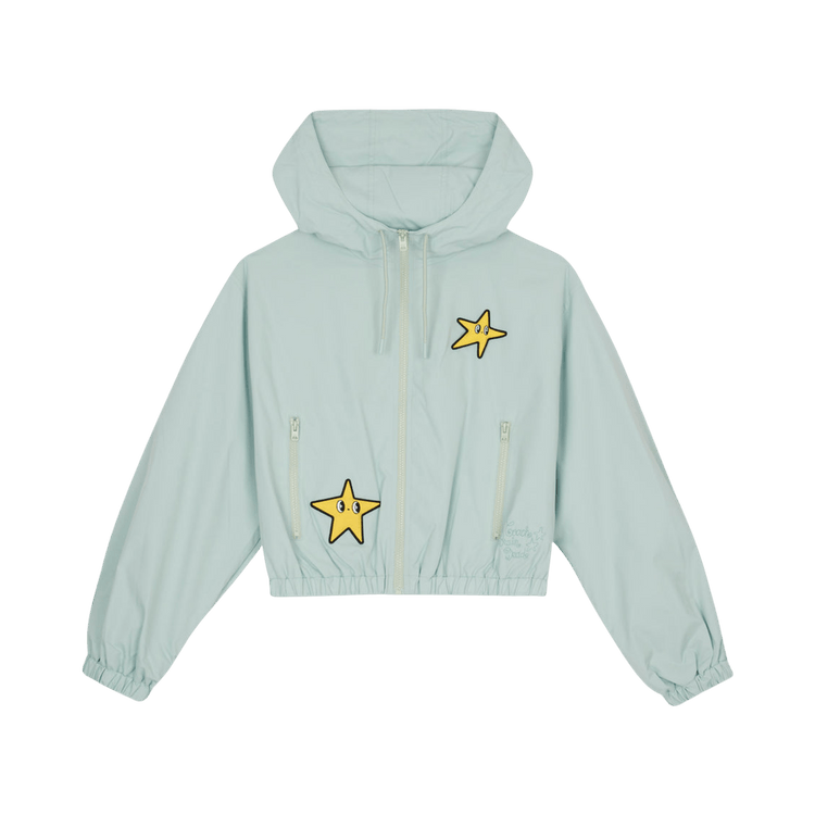 Brain Dead x Coach Cropped Star Windbreaker "Light Green"