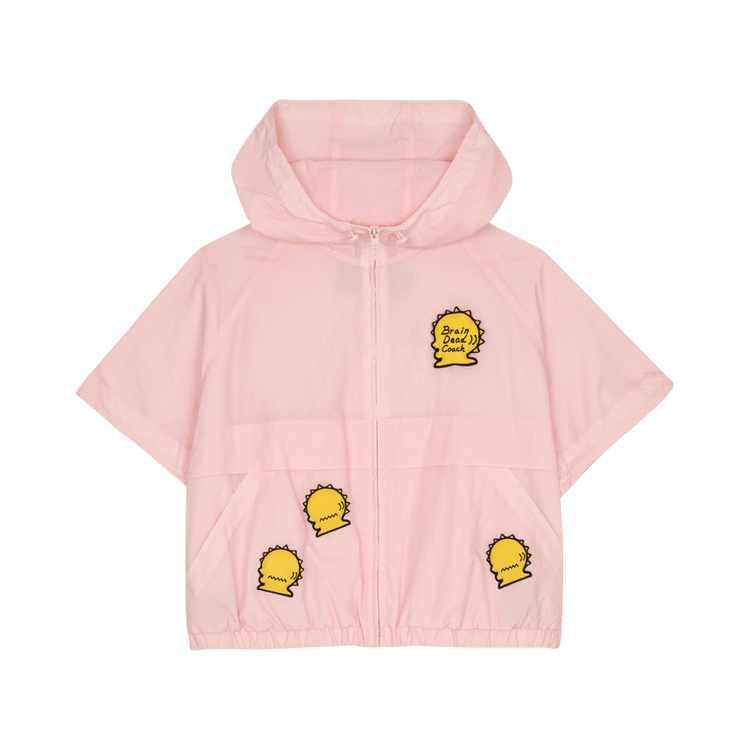 Brain Dead x Coach Short Sleeve Windbreaker "Light Pink"