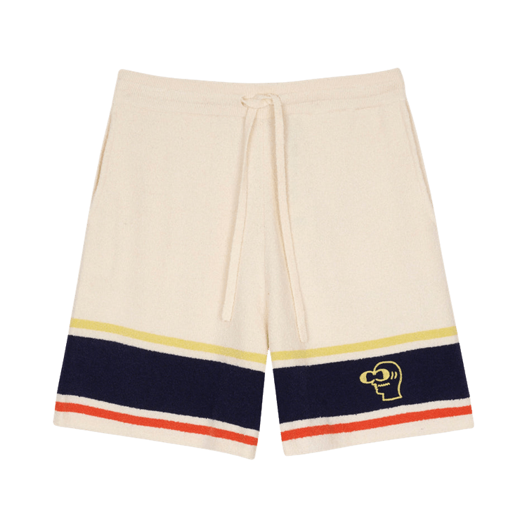 Brain Dead x Coach Striped Knit Shorts "Cream Multicolor"