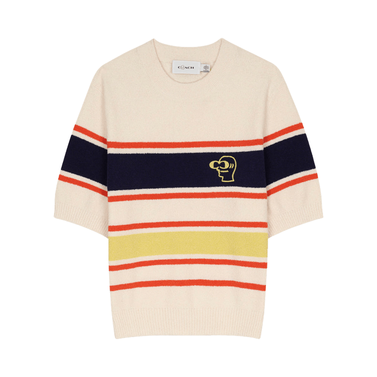 Brain Dead x Coach Striped Knit Top "Cream Multicolor"
