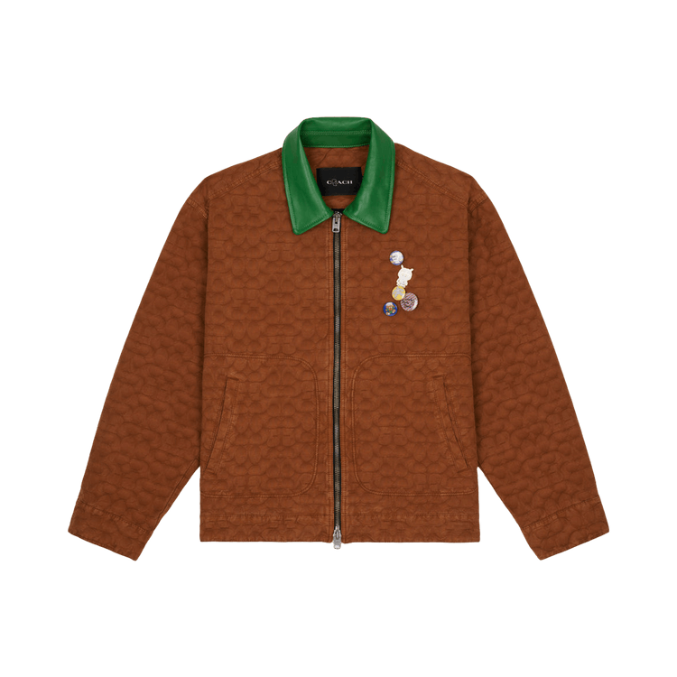 Brain Dead x Coach Zip Front Blouson "Brown"