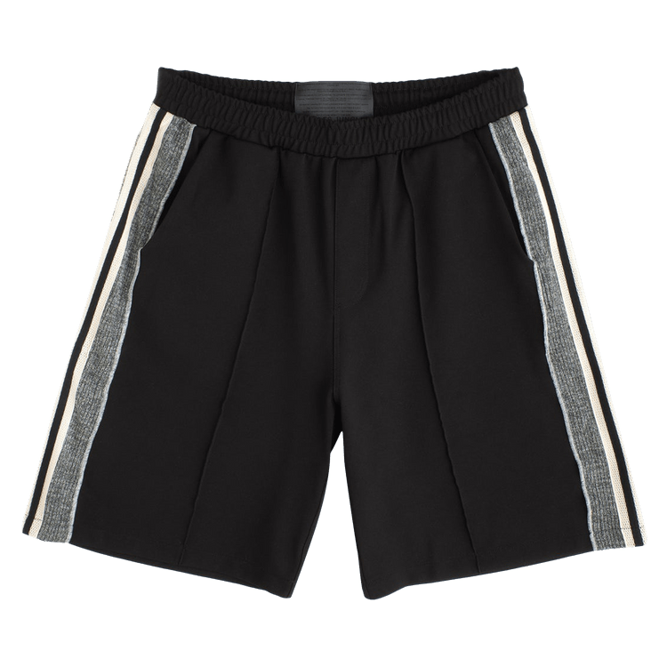Jungles Knit Panel Shorts "Black/Grey"