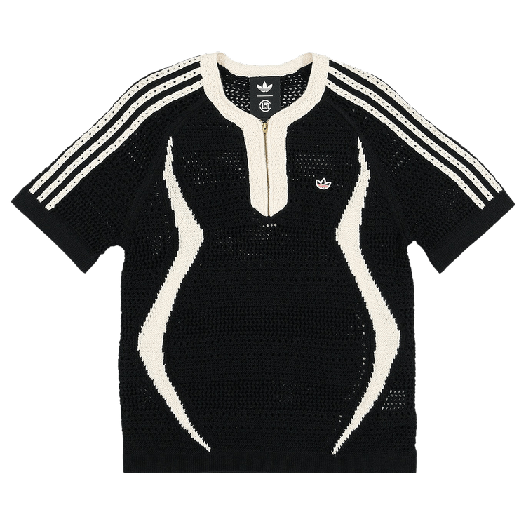 Adidas x CLOT Knitted Jersey By EDC "Black/Wonder White"