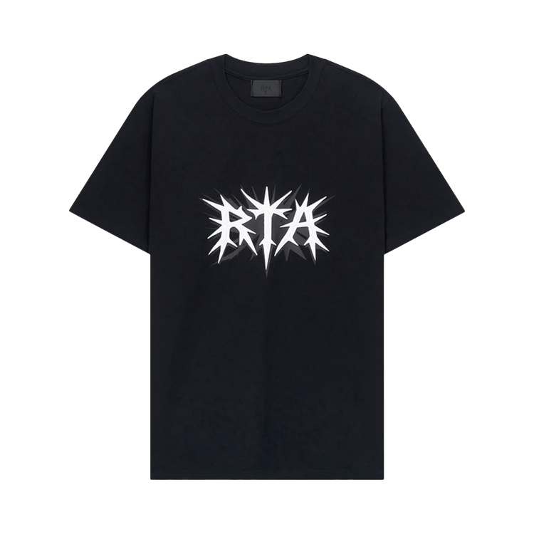 RtA Liam Short-Sleeve Tee "Black Spike"
