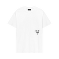 RtA Colin Oversized Short-Sleeve Tee "White Smoky Stars"
