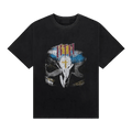 RtA Colin Oversized Short-Sleeve Tee "Black Scenery"