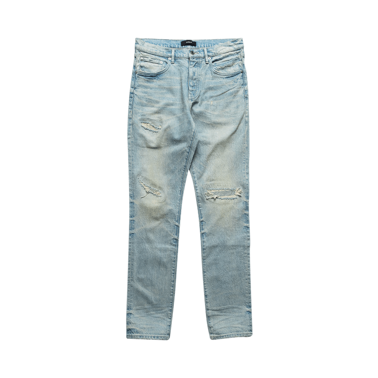 PURPLE BRAND P005 Heavy Destroy Jean "Super Light Indigo"