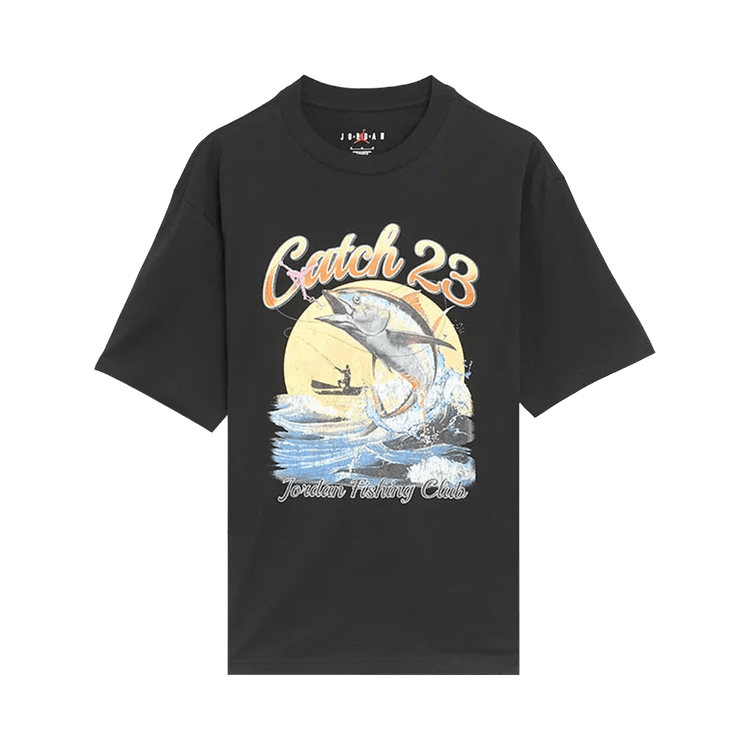 Air Jordan Fish Graphic Short-Sleeve Tee "Black/White"