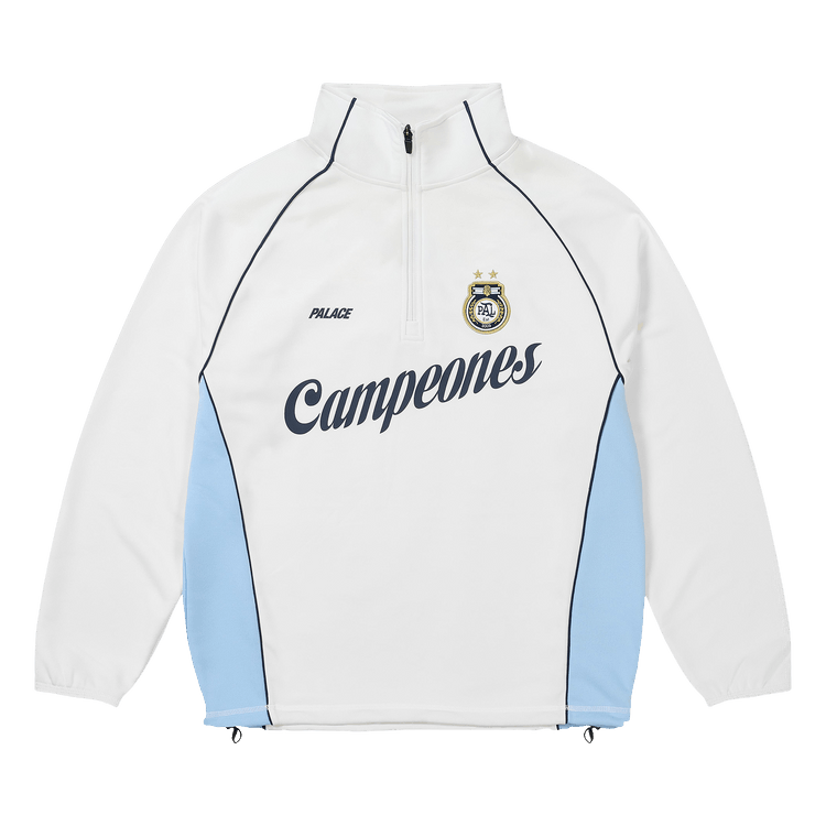 Palace Copa 1/4 Zip Techy Fleece "White"