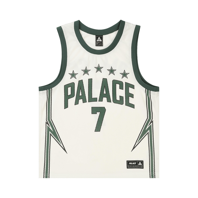 Palace Lightning Basketball Vest "White/Green"