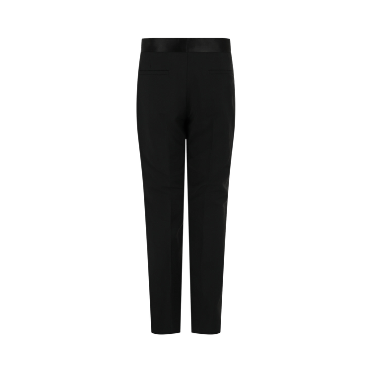 Givenchy Classic Fit Trousers With Satin Belt "Black"