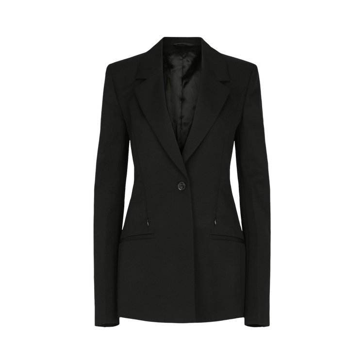 Givenchy Cape Jacket In Wool/Mohair "Black"