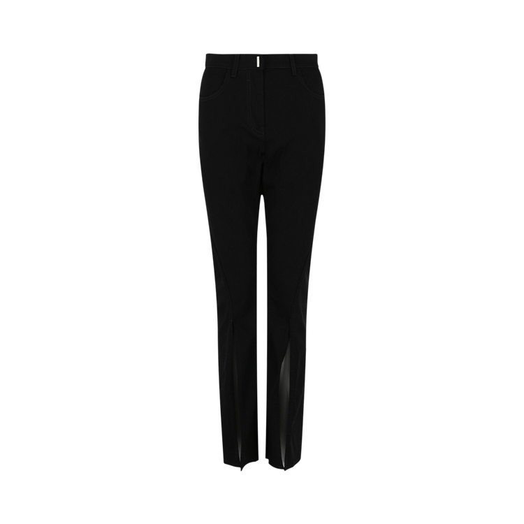 Givenchy Split-Hem Denim Bootcut Jeans "Black"