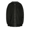 Givenchy Oversized Hooded Bomber Jacket "Black"