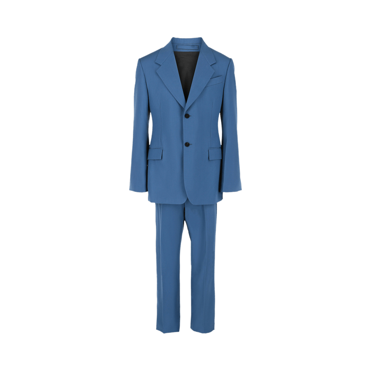 Ferragamo Wool Two-Piece Suit "Blue"