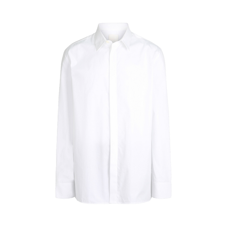 Givenchy Long-Sleeve Dress Shirt "White"