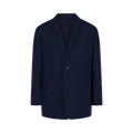 Givenchy Unconstructed Single-Breasted Jacket "Navy"