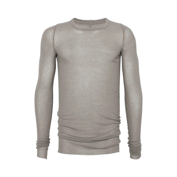 Rick Owens Rib Long-Sleeve T-Shirt "Steel"