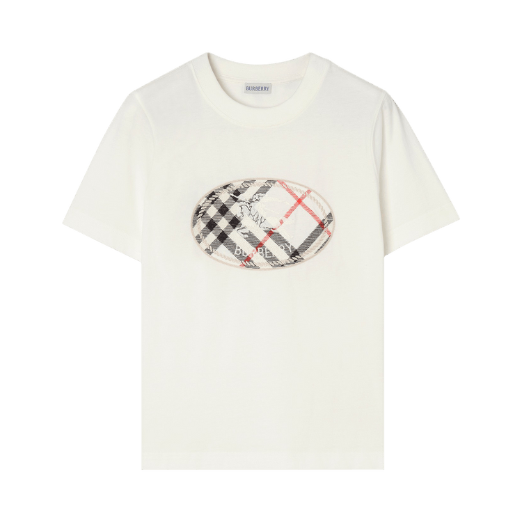 Burberry Frankie Knight Stamp T-Shirt "Chalk"