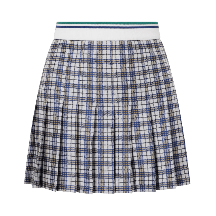 Burberry Daria Tennis Skirt "Peacock Blue Ip Check"