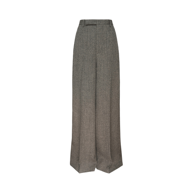 Rick Owens Wide Tailored Pants "Black Melange"