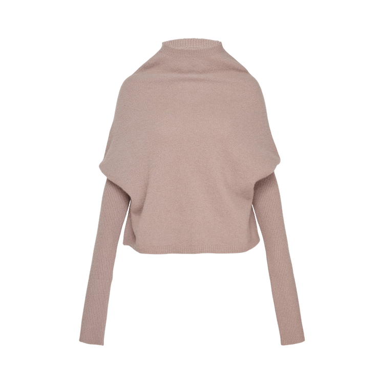 Rick Owens Long-Sleeve Crater Maglia "Rose"