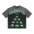 Godspeed Overstimulation Tee "Grey/Green"