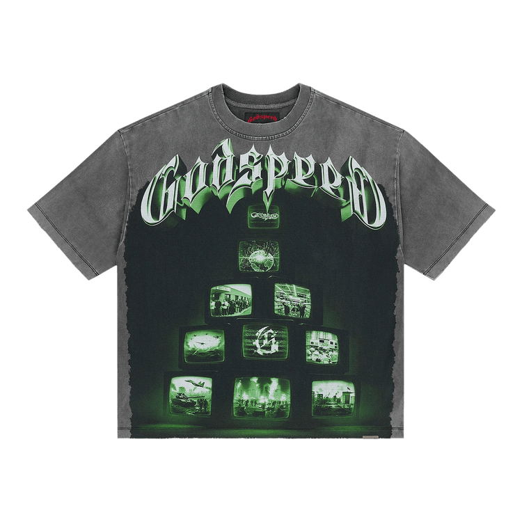 Godspeed Overstimulation Tee "Grey/Green"