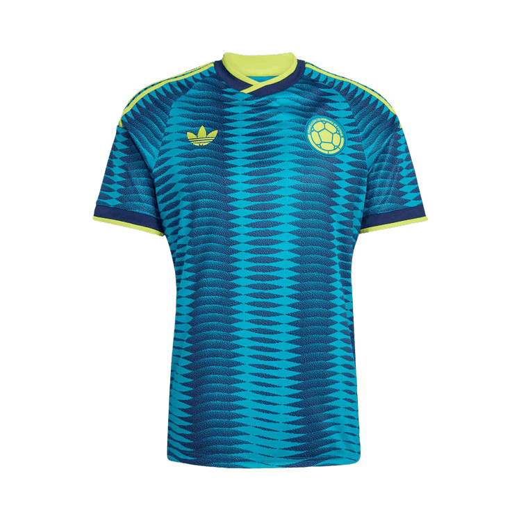 Adidas Colombia 26 Away Jersey (Asia Sizing) "Team Navy Blue/Mystery Petrol"
