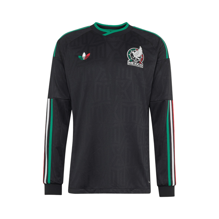 Adidas Mexico 26 Third Authentic Long Sleeve Jersey "Black"