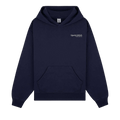 Sporty & Rich Modern Hoodie "Dark Navy/White"