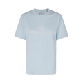 Sporty & Rich H&W Crest T-Shirt "Ciel/White"