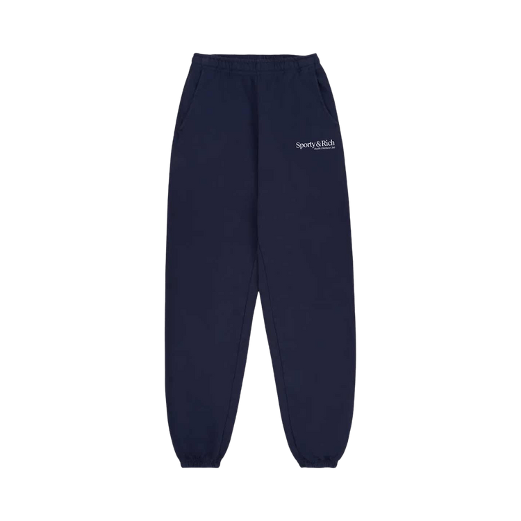 Sporty & Rich Modern Sweatpants "Dark Navy/White"