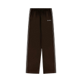 Sporty & Rich Serif Logo Retro Track Pants "Cioco/White"