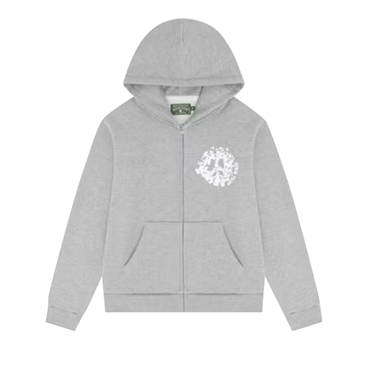 Denim Tears Denim University Zip Hoodie "Grey/White"