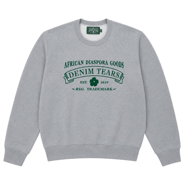 Denim Tears ADG Crewneck "Grey/Green"