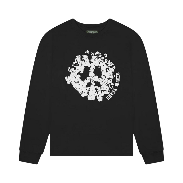 Denim Tears Peace Wreath Long-Sleeve Tee "Black/White"