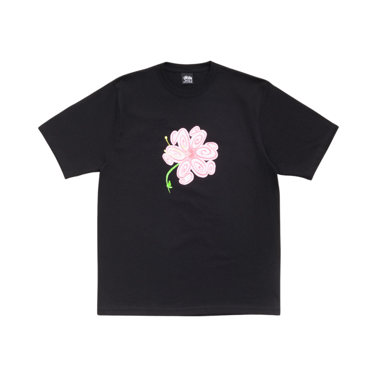 Stussy S Flower Tee "Black"