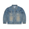 Corteiz Ardwear Panel Denim Jacket "Washed Indigo"
