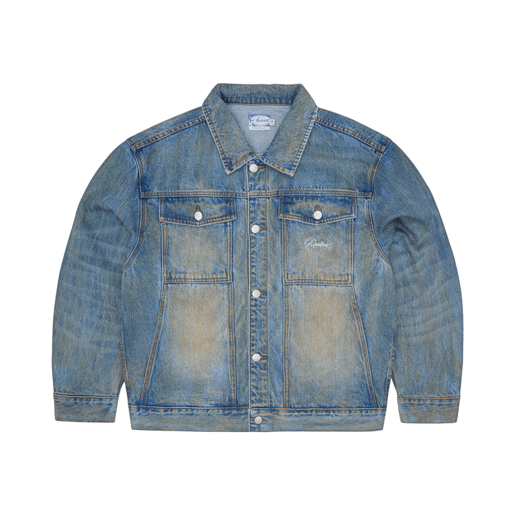 Corteiz Ardwear Panel Denim Jacket "Washed Indigo"