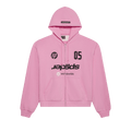 Sp5der Global Web Zip Hoodie "Pink"