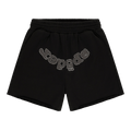 Sp5der Og Web V2 Rhinestone Short "Black"