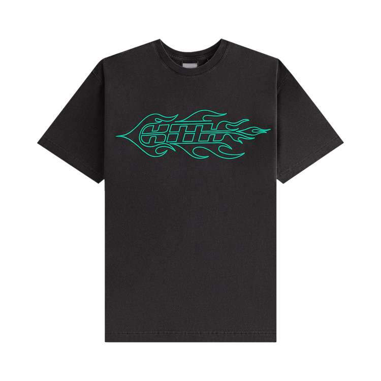 Kith Women Vintage Blaze Logo Tee "Black"