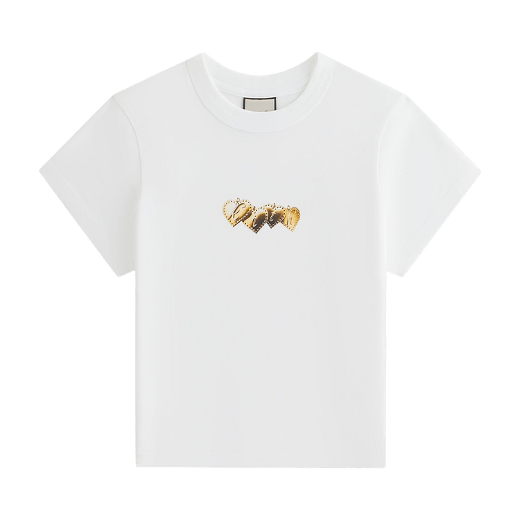 Kith Women Mulberry Vintage Heart Charm Tee "White"