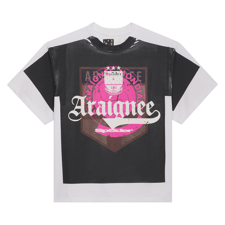 Sp5der Overprint Araignee Tee "Black"