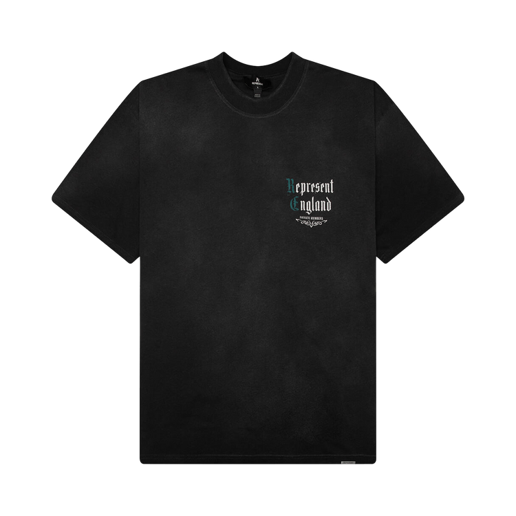 Represent Clo Private Members T-Shirt "Stained Black"