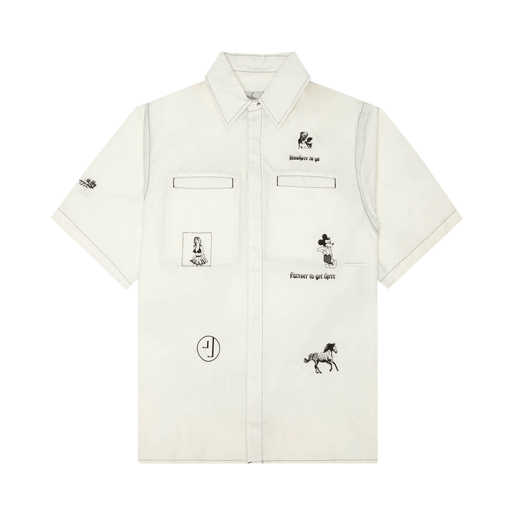 Jungles No Where Button Up "Birch"